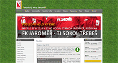 Desktop Screenshot of fotbaljaromer.cz