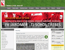Tablet Screenshot of fotbaljaromer.cz